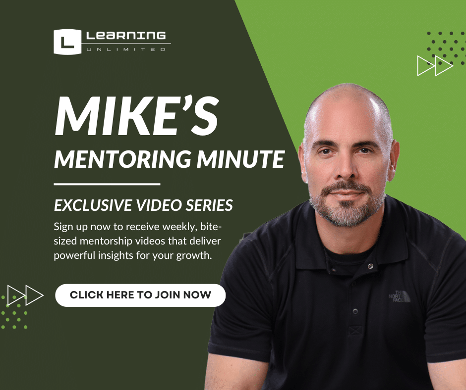 mike's mentoring minute popup